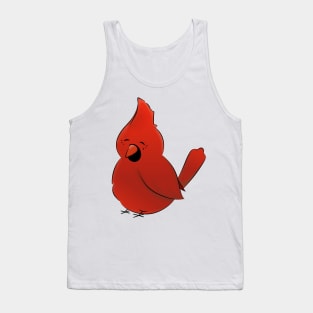 Cardinal Chibi Bird Tank Top